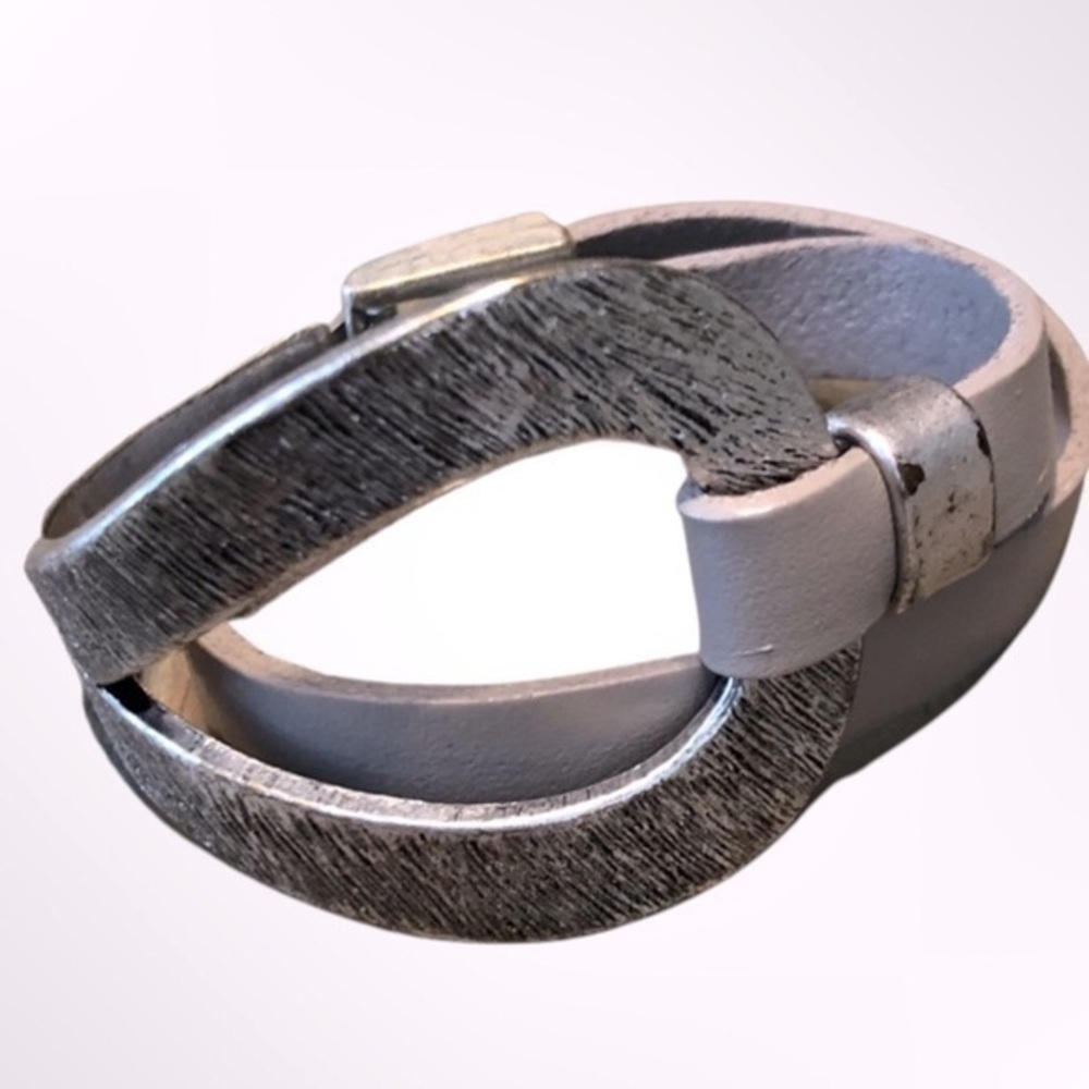 Mixed Materials Wrap Bracelet